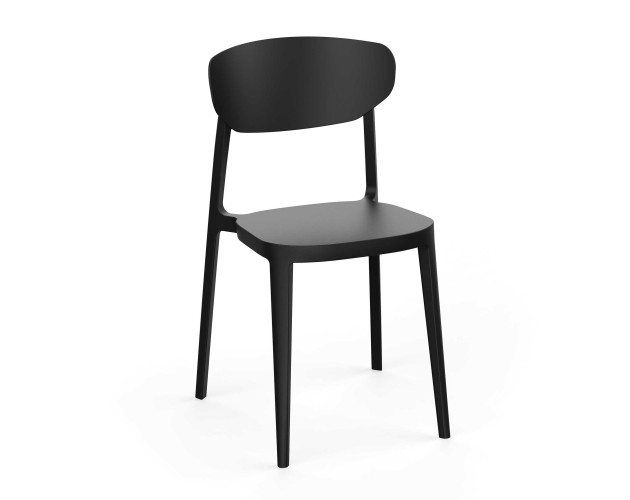 Стілець поліпропілен MARE BLACK Стілець поліпропілен MARE BLACK