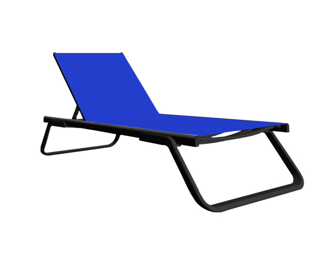 Шезлонг поліпропілен IBIZA SUNBED BLUE Шезлонг поліпропілен IBIZA SUNBED BLUE