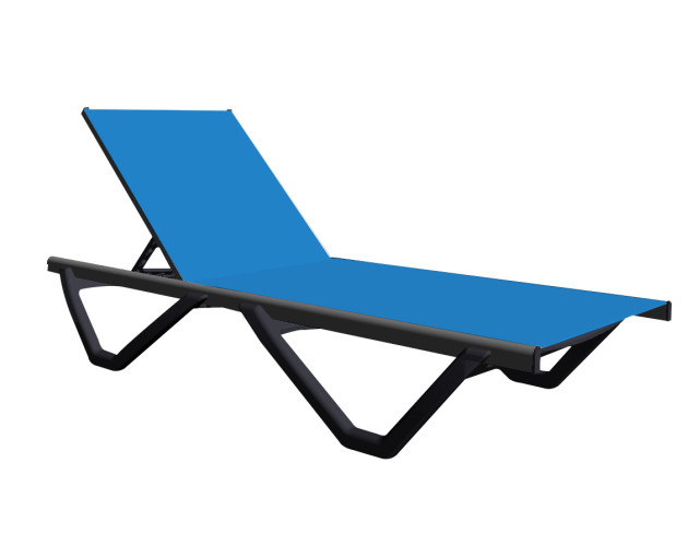 Шезлонг поліпропілен MAIMI SUNBED BLUE