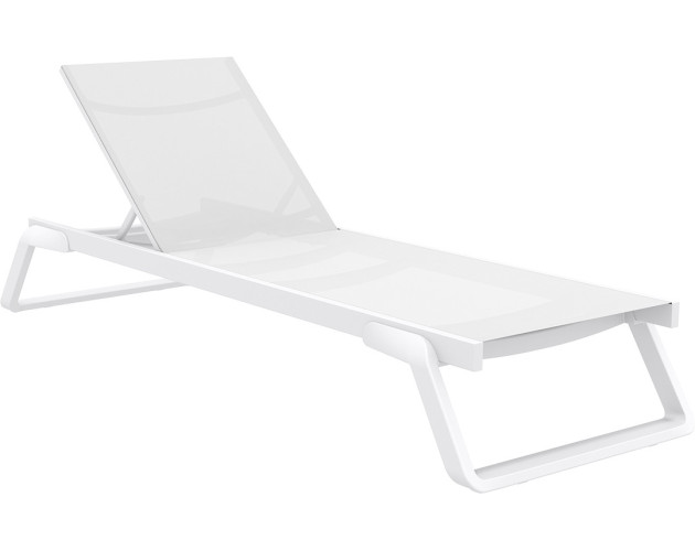 Шезлонг поліпропілен TROPIC WHITE Шезлонг поліпропілен TROPIC WHITE