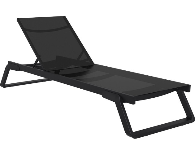 Шезлонг поліпропілен TROPIC BLACK Шезлонг поліпропілен TROPIC BLACK
