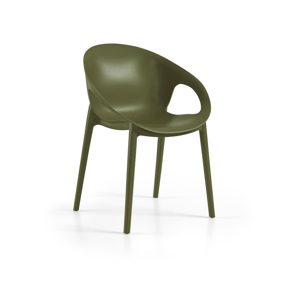 Стілець поліпропілен COSY ARM OLIVE