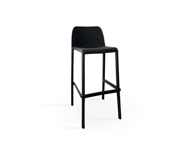 Стілець поліпропілен COSY HIGH BLACK Стілець поліпропілен COSY HIGH BLACK