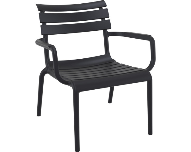 Крісло поліпропілен PARIS ARM BLACK
