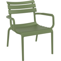 Крісло поліпропілен PARIS ARM OLIVE