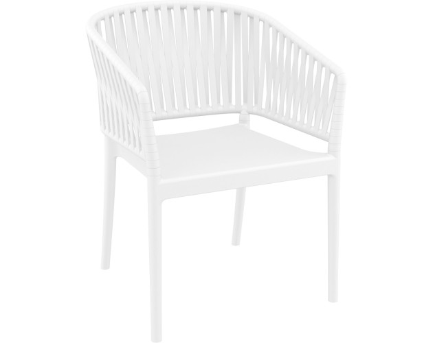 Стілець поліпропілен PORTOFINO ARM WHITE Стілець поліпропілен PORTOFINO ARM WHITE