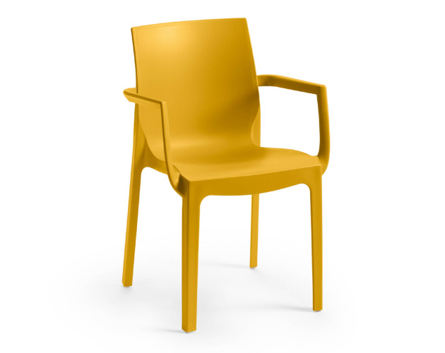 Стілець поліпропілен EMMA ARM MUSTARD Стілець поліпропілен EMMA ARM MUSTARD