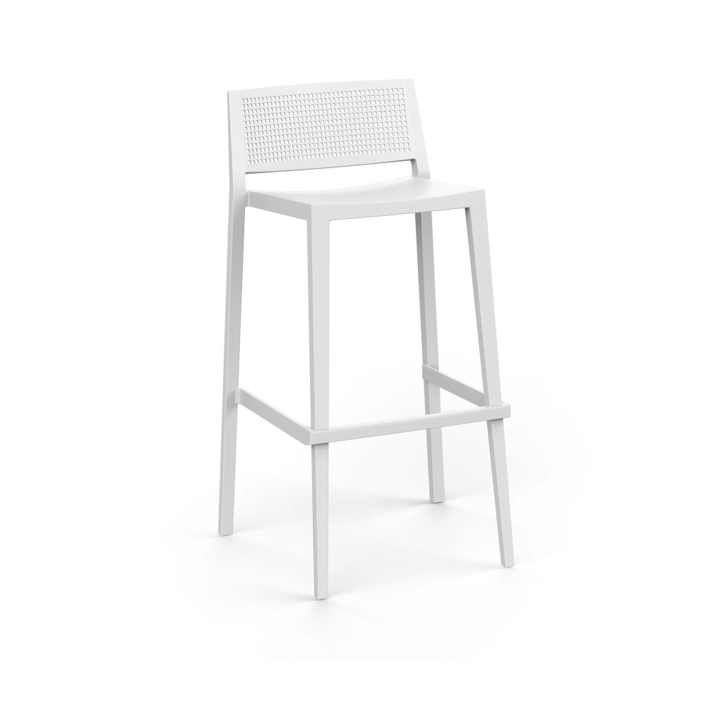Стілець поліпропілен GRID HIGH WHITE