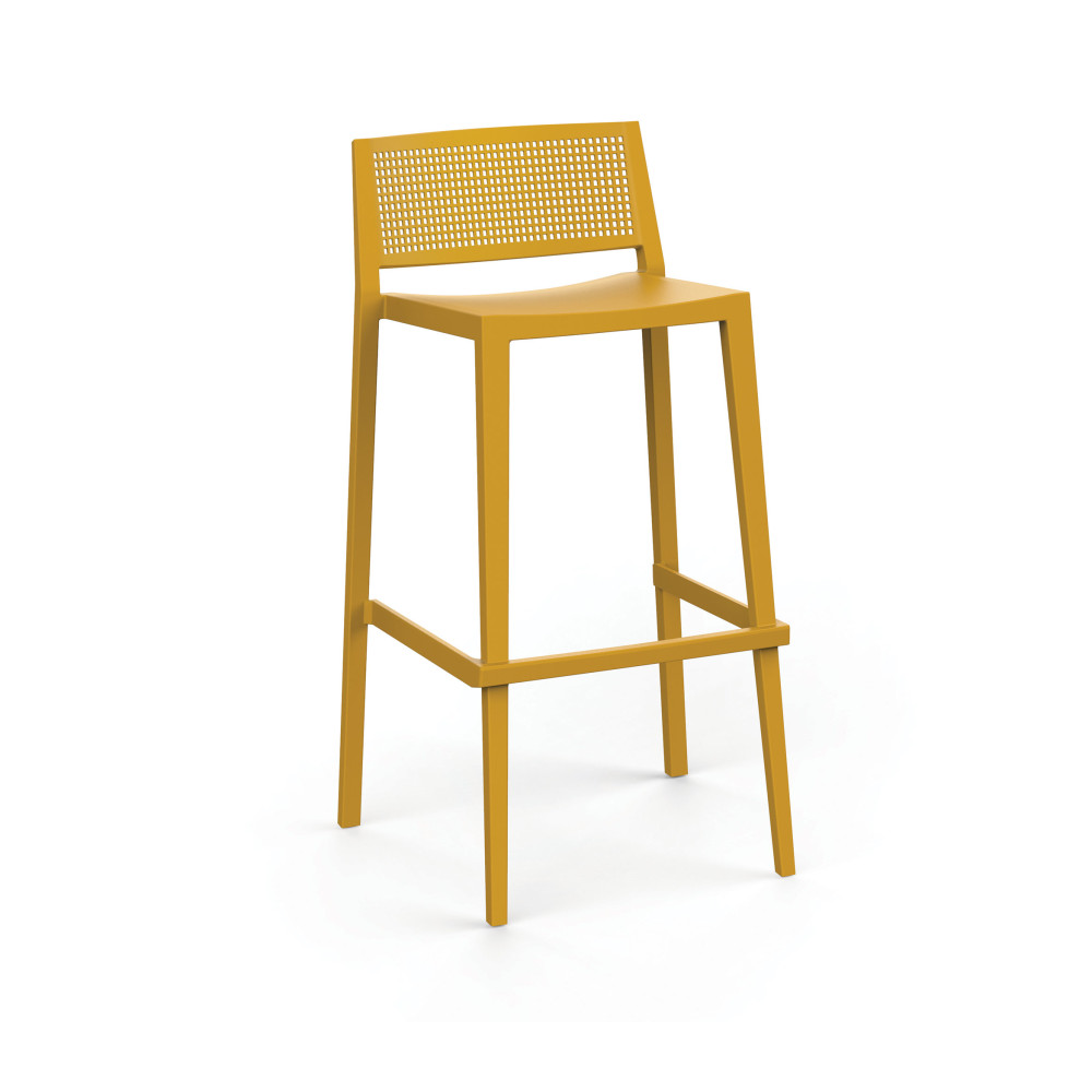 Стілець поліпропілен GRID HIGH MUSTARD