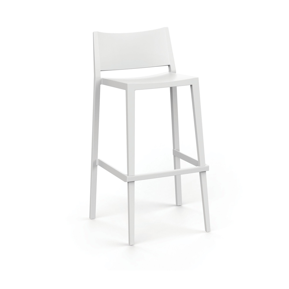 Стілець поліпропілен MOSK HIGH WHITE