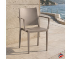 Стілець поліпропілен MOSK ARM Taupe Стілець поліпропілен MOSK ARM Taupe