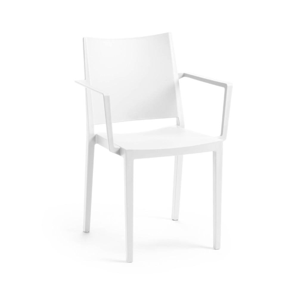 Стілець поліпропілен MOSK ARM White