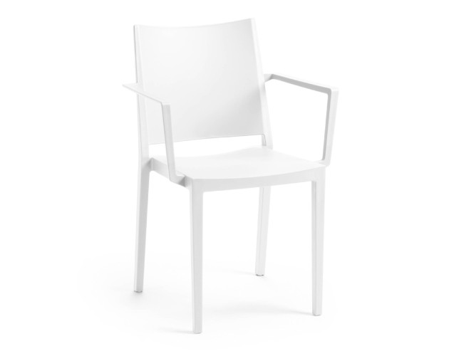 Стілець поліпропілен MOSK ARM White Стілець поліпропілен MOSK ARM White