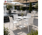 Стілець поліпропілен MOSK ARM White Стілець поліпропілен MOSK ARM White