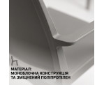 Стілець поліпропілен MOSK ARM Grey Стілець поліпропілен MOSK ARM Grey