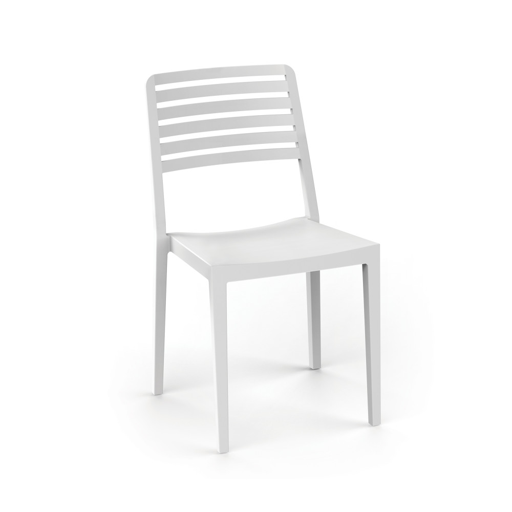 Стілець поліпропілен ROW WHITE