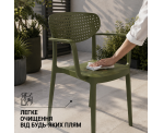 Стілець поліпропілен AIRE ARM OLIVE Стілець поліпропілен AIRE ARM OLIVE