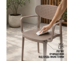 Стілець поліпропілен AIRE ARM TAUPE Стілець поліпропілен AIRE ARM TAUPE