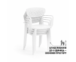 Стілець поліпропілен AIRE ARM WHITE Стілець поліпропілен AIRE ARM WHITE