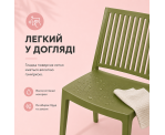 Стілець поліпропілен BARS OLIVE