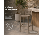 Стілець поліпропілен BARS HIGH TAUPE Стілець поліпропілен BARS HIGH TAUPE