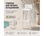 Стілець поліпропілен BARS HIGH WHITE Стілець поліпропілен BARS HIGH WHITE