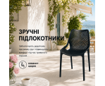 Стілець поліпропілен BILROS BLACK Стілець поліпропілен BILROS BLACK