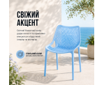 Стілець поліпропілен BILROS BLUE Стілець поліпропілен BILROS BLUE