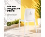 Стілець поліпропілен EMMA WHITE Стілець поліпропілен EMMA WHITE