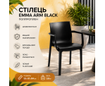 Стілець поліпропілен EMMA ARM BLACK Стілець поліпропілен EMMA ARM BLACK