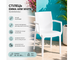 Стілець поліпропілен EMMA ARM WHITE Стілець поліпропілен EMMA ARM WHITE