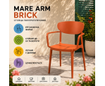 Стілець поліпропілен MARE ARM BRICK