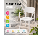 Стілець поліпропілен MARE ARM WHITE Стілець поліпропілен MARE ARM WHITE