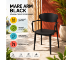Стілець поліпропілен MARE ARM BLACK