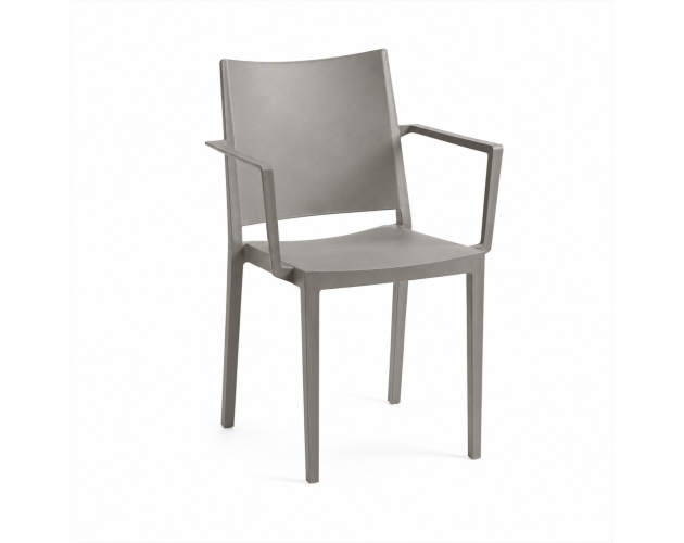 Стілець поліпропілен MOSK ARM Grey Стілець поліпропілен MOSK ARM Grey